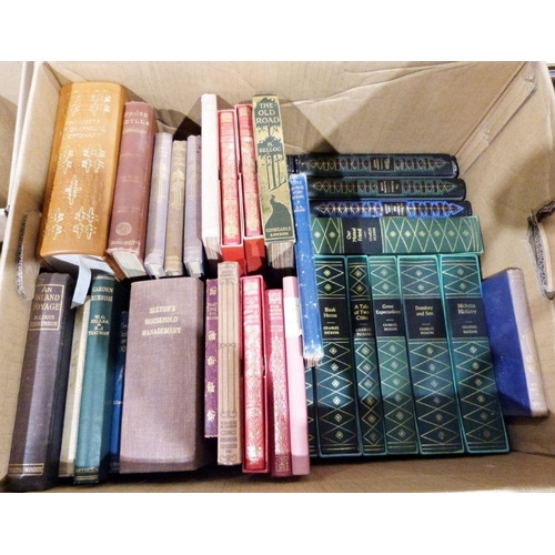 1045 - Assorted books including folio society titles including E M Forster 'Howard's End', published by Fol... 