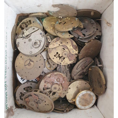 199 - Quantity of watch and pocket watch parts (1 box)