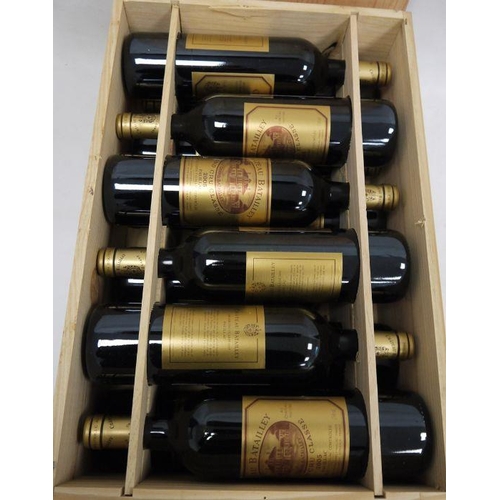 214 - One box (12 bottles) Chateau Batailley Grand Cru, 2005, Pauillac