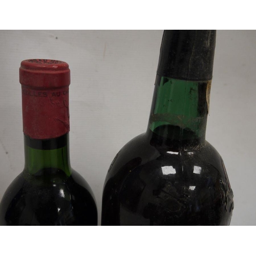 219b - Taylors 1974 LBV port, and one bottle of 1966 Chateau Montrose, appellation saint-estephe controlee ... 