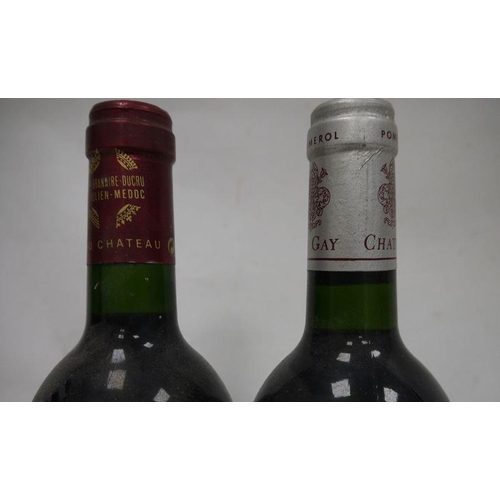 221 - One bottle Chateau Branaire (Duluc-Ducru) Saint-Julien 1996, one bottle Chateau La Fleur de Gay 1995... 