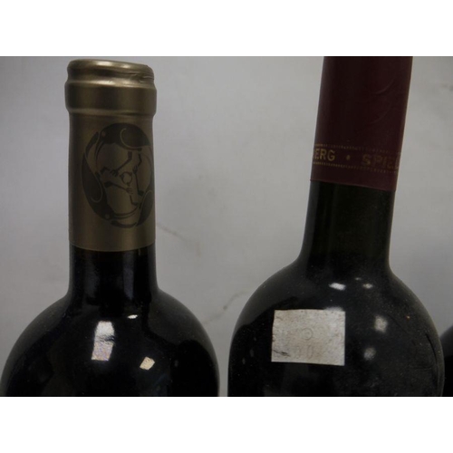 223 - One bottle Vinalba Malbec 2012, one bottle Marques de Riscal Rioja 2000, one bottle Ravens Wood Old ... 