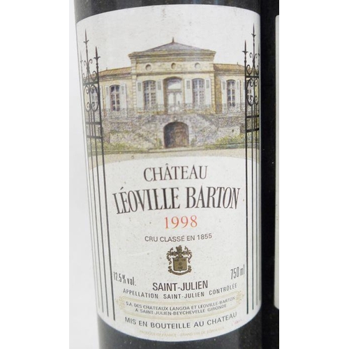 231 - Two bottles of 1998 Leoville Barton Chateau (2)