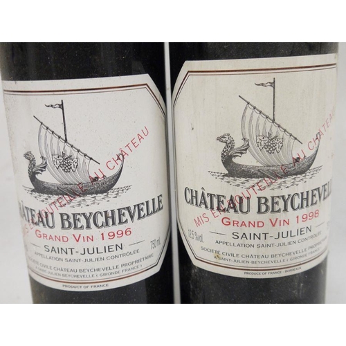 238 - 1996 Chateau Beychevelle, Saint-Julien, France  and 1998 Chateau Beychevelle, Saint-Julien, France (... 