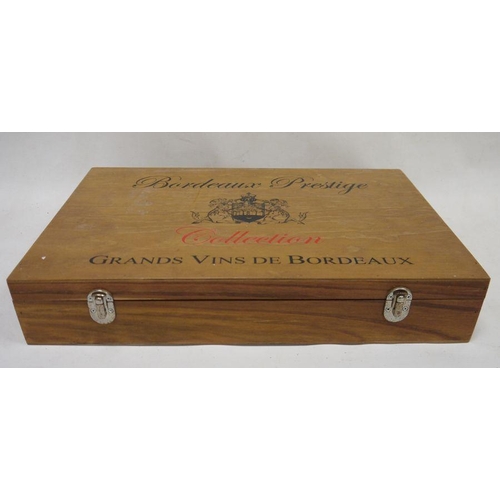 246 - One presentation case of Bordeaux Prestige, to include; One bottle 2001 Chateau Coutelin-Merville Cr... 