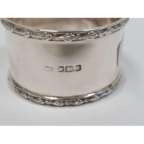 267 - Pair of 20th century circular foreign silver ashtrays, marked 'Siam Sterling 95' to base, a pair of ... 