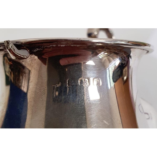 277 - 1930's silver two-handled christening mug (one handle broken), initialled and inscribed 'Presented b... 