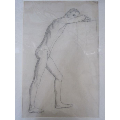 345a - Frances Mary Towers (early 20th century school)
 Pencil, charcoal and wash 
 Various studies to incl... 