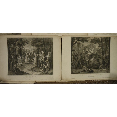 348 - Charles Antoine Coypel (1694-1752) Various unframed engravings published by G Vander Gucht, Bloomsbu... 