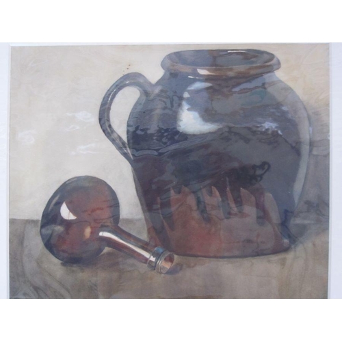 350 - Frances Mary Towers (early 20th century school) 
 Watercolours
 Various still life studies, wine bot... 