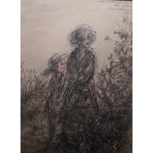 406 - Edward Prust (1891 - 1978)
 Pair of pencil sketches
 Studies of children, each signed and titled eac... 