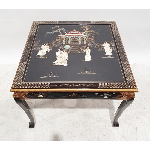 1276a - LOT WITHDRAWN
Chinese style dining table and four chairs(5)