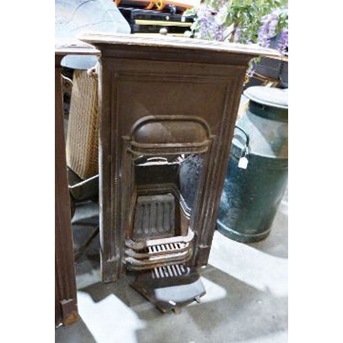 519 - Two Victorian cast iron fireplaces