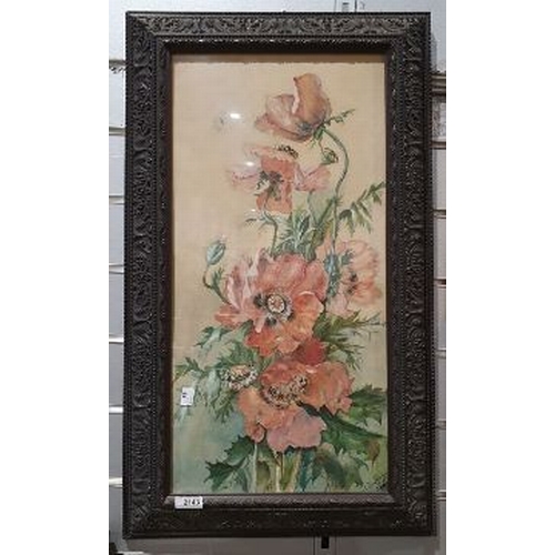 524 - Dora
 Gray
Watercolour and gouache
Floral still life, signed lower right, together with

After Gill ... 