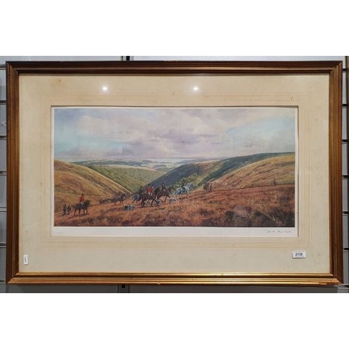 527 - After Donald Ayres
Limited edition print
Hunting scene, signed and numbered 364/500 in pencil within... 