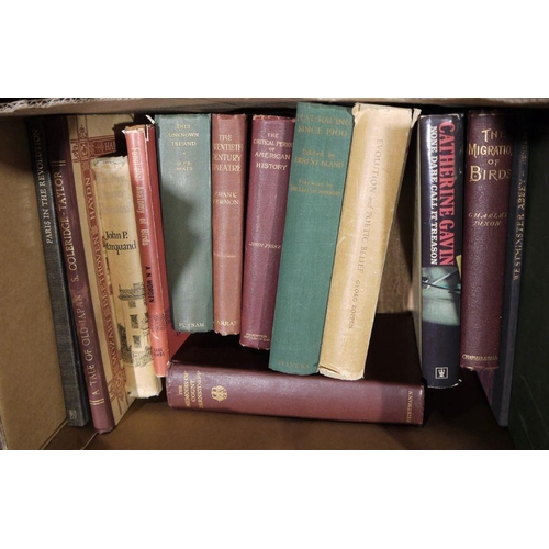 1001 - Quantity of books, various subjects to include collecting, poetry, sport, militaria (6 boxes)