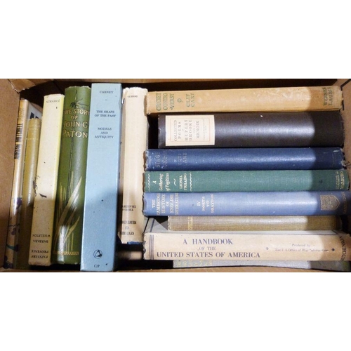 1007 - Quantity of volumes on Art, collecting, history, poetry, militaria, etc. (5 boxes)