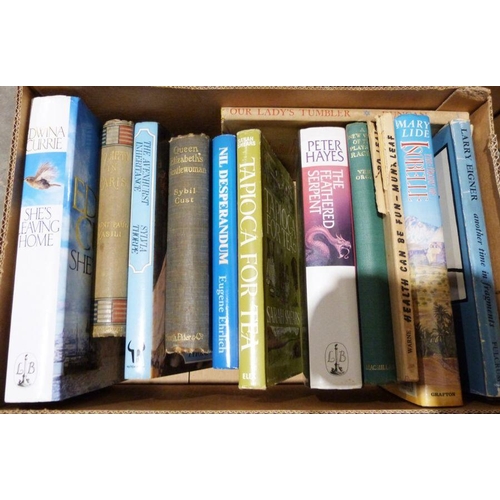 1014 - Large quantity of volumes to include poetry, history novels, biography, travel (5 boxes)