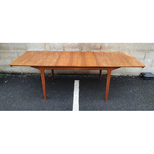 1287 - Mid century modern extending table and six chairs by McIntosh (7)