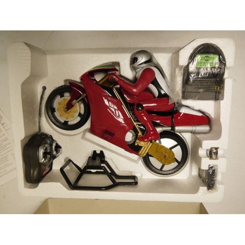 461 - The Discovery Story GP Race Rider Bike, boxed