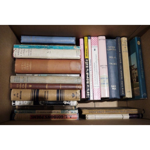 1000 - Assorted volumes to include Winston Churchill, militaria, travel, poetry (6 boxes)