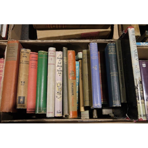 1000 - Assorted volumes to include Winston Churchill, militaria, travel, poetry (6 boxes)