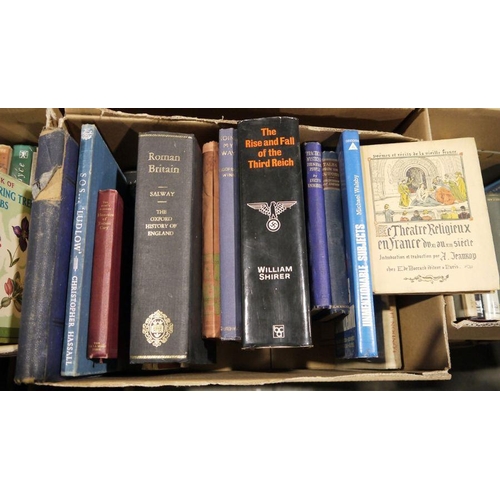 1001 - Quantity of books, various subjects to include collecting, poetry, sport, militaria (6 boxes)