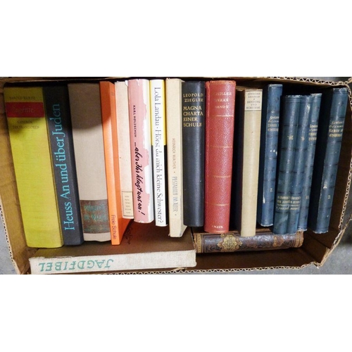 1014 - Large quantity of volumes to include poetry, history novels, biography, travel (5 boxes)