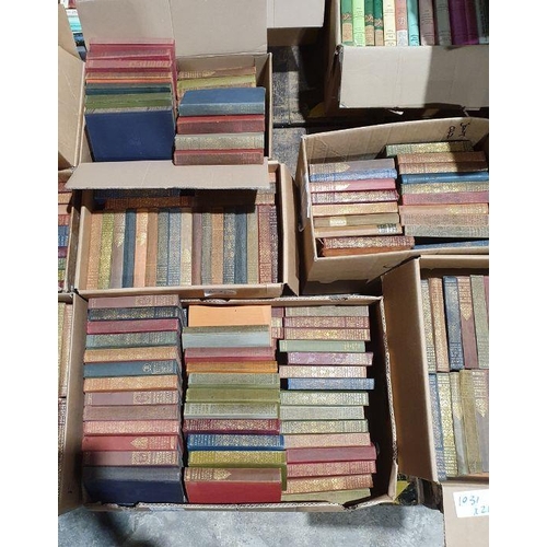 1031 - Everyman series (21 boxes) - it is believed the collector of these books attempted to buy to find ev... 