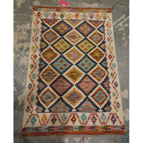 1086 - Chobi kilim, 124cm x 81cm