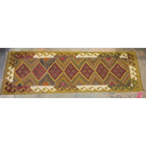 1092 - Maimana kilim runner, 196cm x 62cm