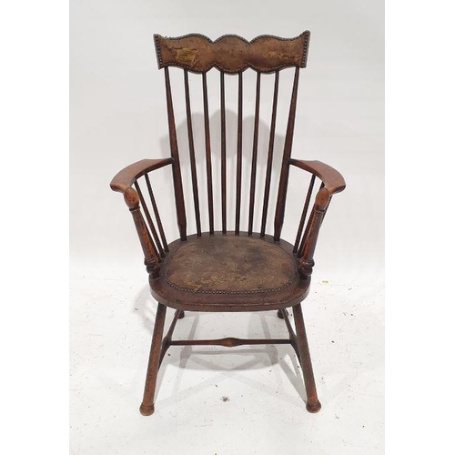 1266 - Vintage stickback chair