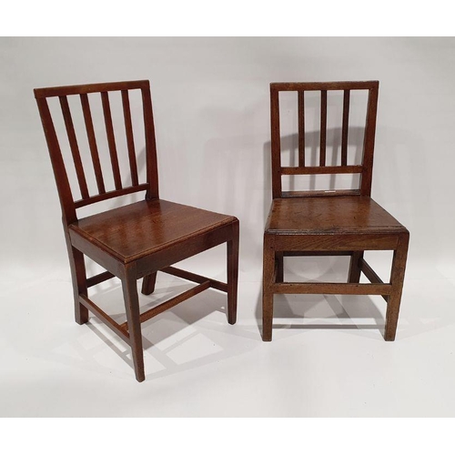 1281 - Four late 19th/early 20th century moulded stickback chairs (4)