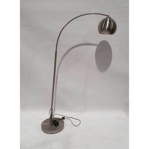 1299 - Modern floor lamp in brushed steel finish