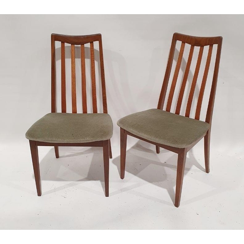 1309 - Set of eight mid century modern teak G-Plan chairs (8)