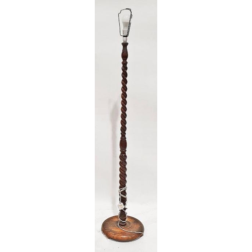 1319 - Wrought iron standard lamp