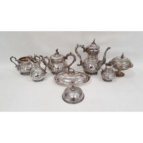 233 - LOT WITHDRAWN
Canteen of electroplated cutlery and various other electroplated, pewter and white met... 