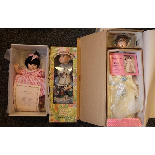 314 - The Knightsbridge Collection, Pauline's limited edition dolls, Ellowyne & Wilde collection dolls (10... 