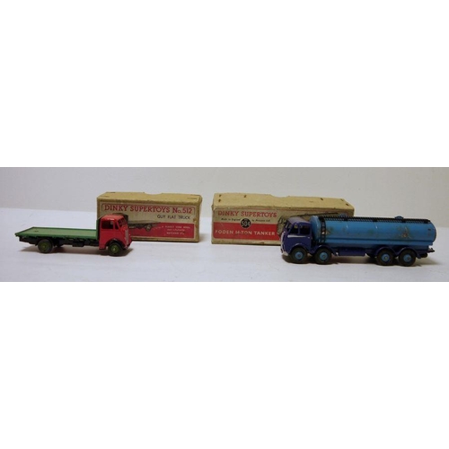 347 - Dinky Supertoys, diecast model No. 504 Foden 14-ton tanker in box, together with Dinky Supertoys No.... 