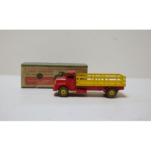 349 - Dinky Supertoys diecast Model No. 531 Leyland Comet lorry in box