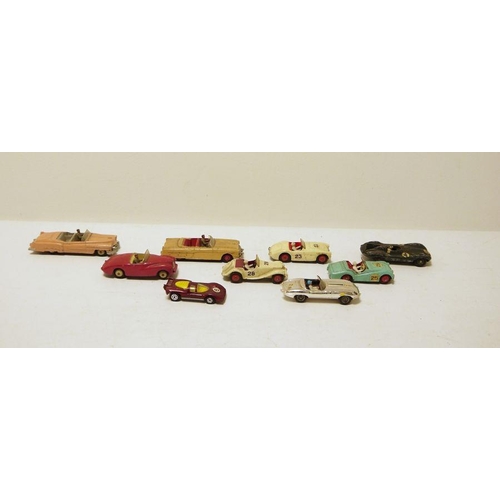 355 - Quantity of diecast Dinky toys and others to include Dinky Toys Packard, Cadillac Eldorado, Austin H... 