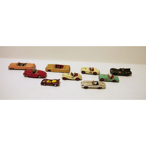 355 - Quantity of diecast Dinky toys and others to include Dinky Toys Packard, Cadillac Eldorado, Austin H... 