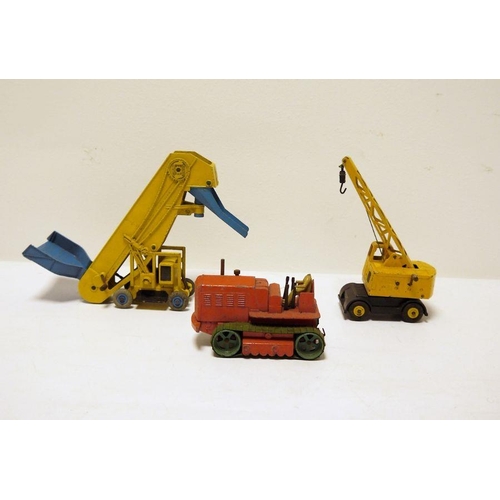 357 - Three diecast Dinky toys to include Supertoys Coles mobile crane, Supertoys Barber-Greene folding el... 