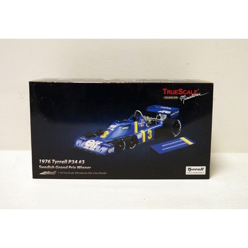 375 - True scale miniatures, diecast model 1976 Tyrrell P34 No. 3 Swedish Grand Prix Winner, Scale 1:18, b... 