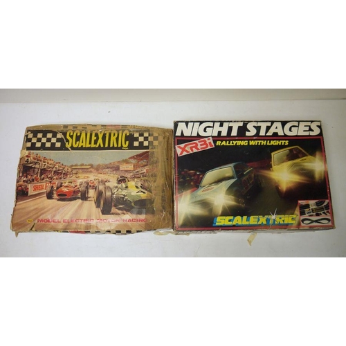 382 - Scalextric, boxed and Scalextric 'NIght Stages', boxed (2)