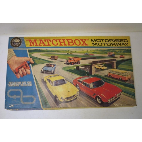 386 - Matchbox 'Motorised Motorway', boxed