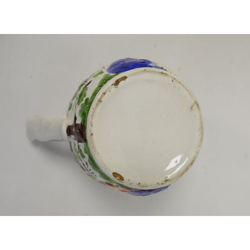 4 - 19th century transfer-printed Chinese export mug, a lustre Sunderland-type jug, a cow-shaped creamer... 