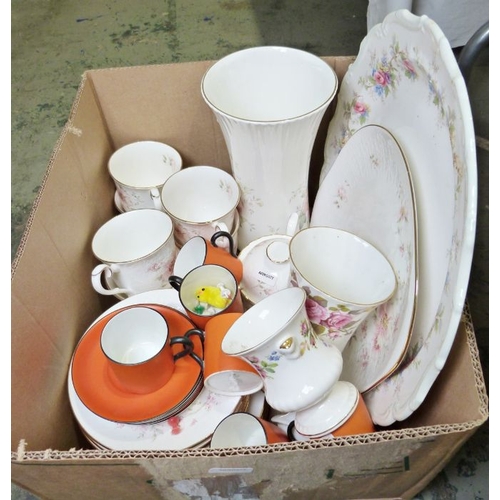 473 - Royal Albert bone china part tea set and various chinaware (4 boxes)