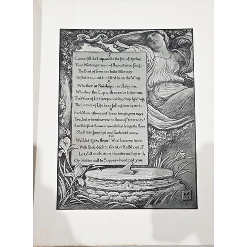 1043 - Rubaiyat of Omar Khayyam drawings by Elihu Vedder, published Haughton Mifflin & Co, Boston, photogra... 