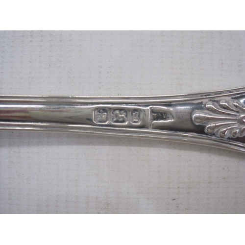 191 - Silver king's pattern ladle, Sheffield 1899, 9.4oz